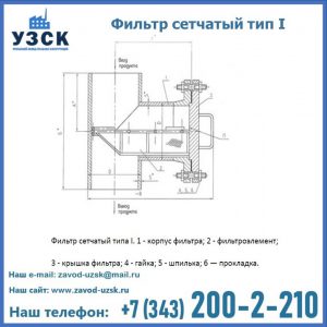 Фильтр сетчатый ФС по Т-ММ-11-2003 в Красногорске