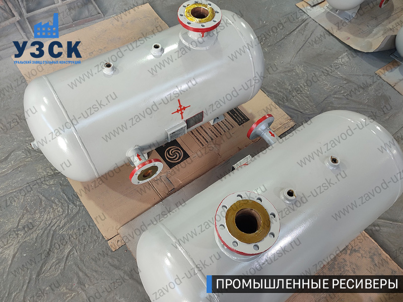 фотография промышленных ресиверовдля газа Красногорск